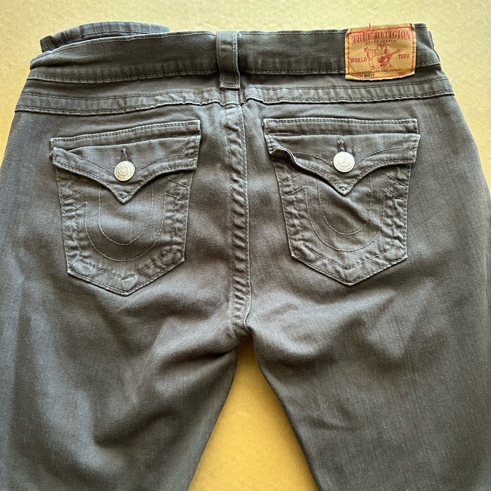 True Religion Dark Gray Jeans